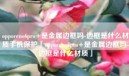 opporeno6pro+是金属边框吗-边框是什么材质手机保护「opporeno6pro+是金属边框吗-边框是什么材质」